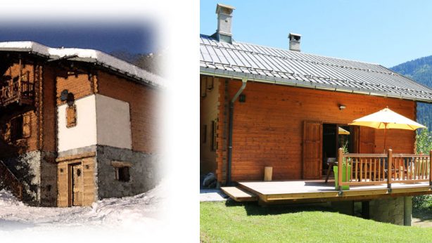 Chalet avec grande terrasse